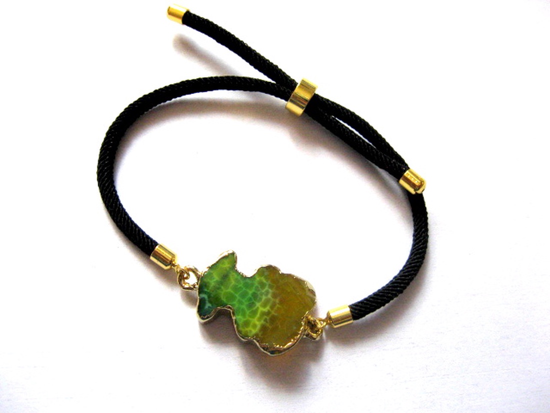 bratara cu agata 51933 - bijuterii - brățări - brățări din pietre semiprețioase - Artynos.ro