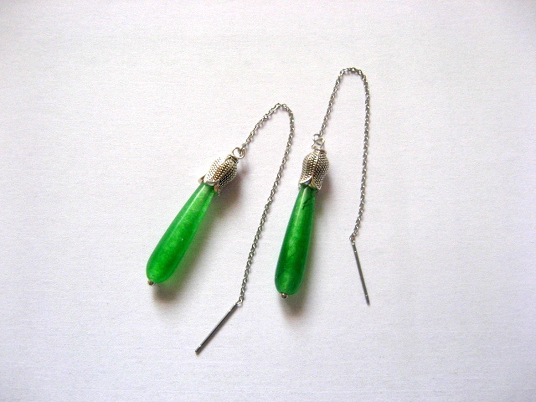 cercei agate 52010 - bijuterii - cercei - cercei din pietre semiprețioase - Artynos.ro