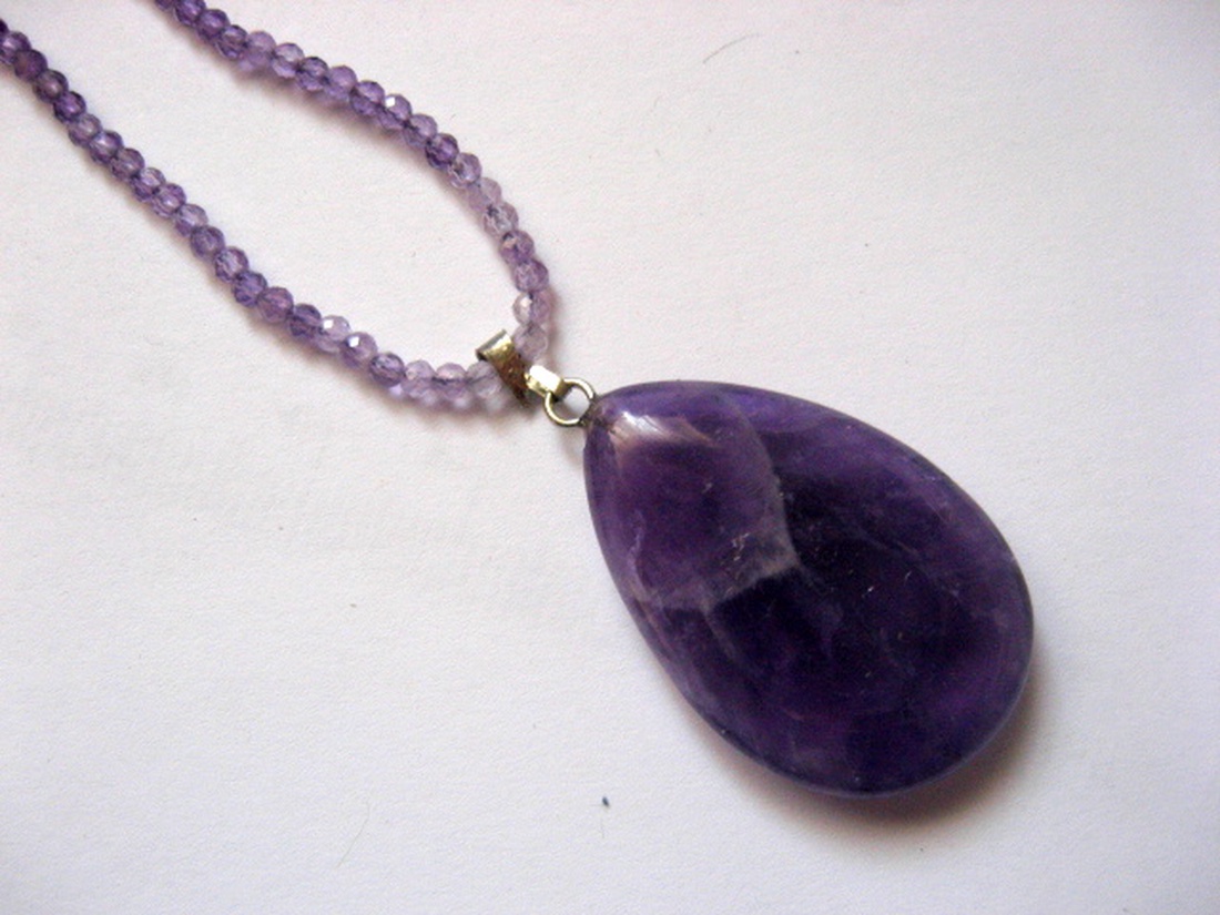 Set bijuterii cu ametist 52173 - bijuterii - seturi de bijuterii - Artynos.ro