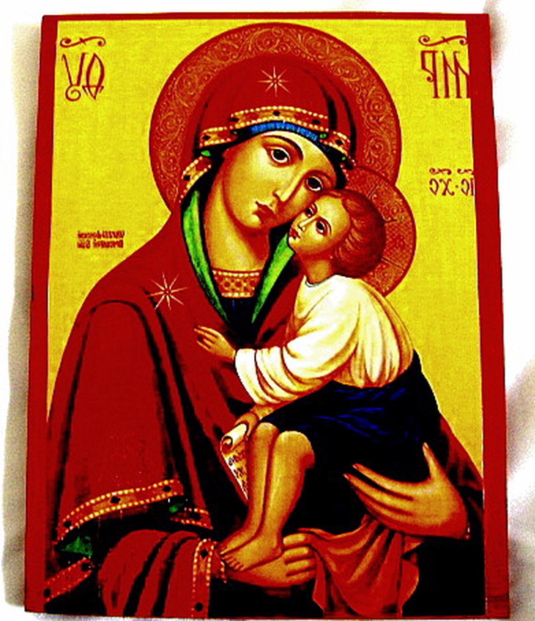 Tablou pe lemn .cu Maica Domnului 52134 - casă & stil de viață - decorațiuni de casă - picturi murale - tablouri/picturi pe pânză - Artynos.ro