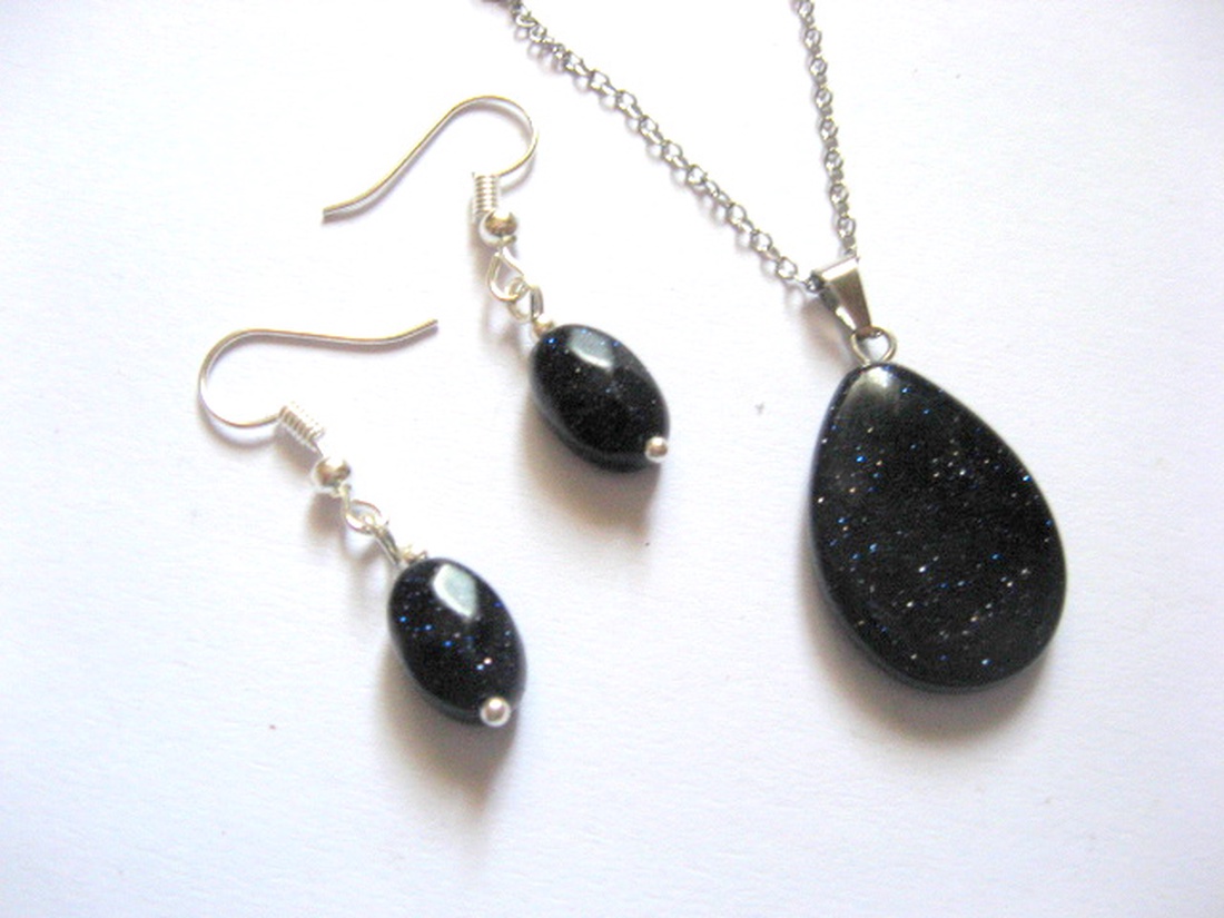 set bijuterii cu goldstone 52565 - bijuterii - seturi de bijuterii - Artynos.ro