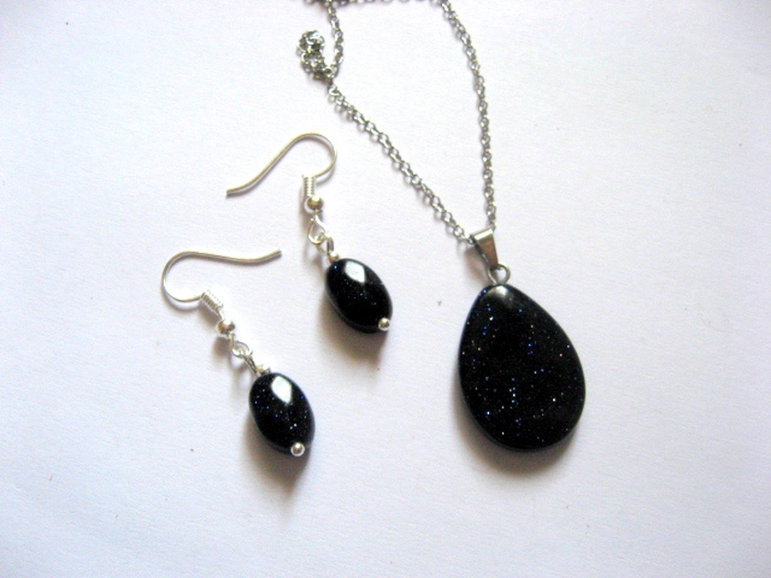 set bijuterii cu goldstone 52565 - bijuterii - seturi de bijuterii - Artynos.ro