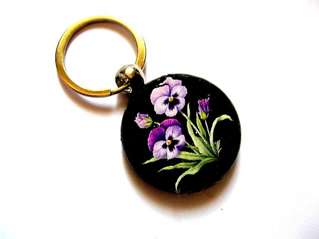 breloc pe lemn 52719 - genți și portofele - accesorii genți - breloc - Artynos.ro