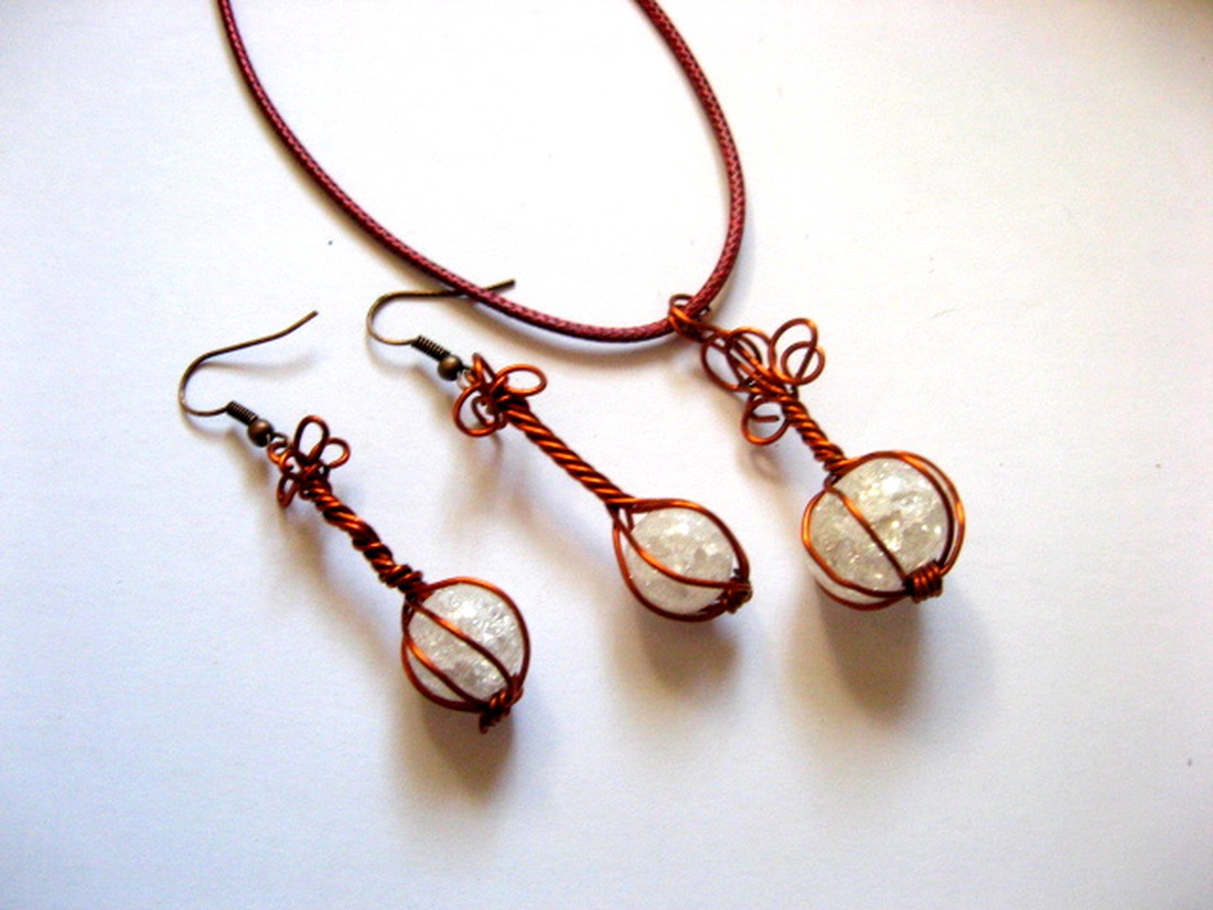set bijuterii cu cristal de stanca 52847 - bijuterii - seturi de bijuterii - Artynos.ro