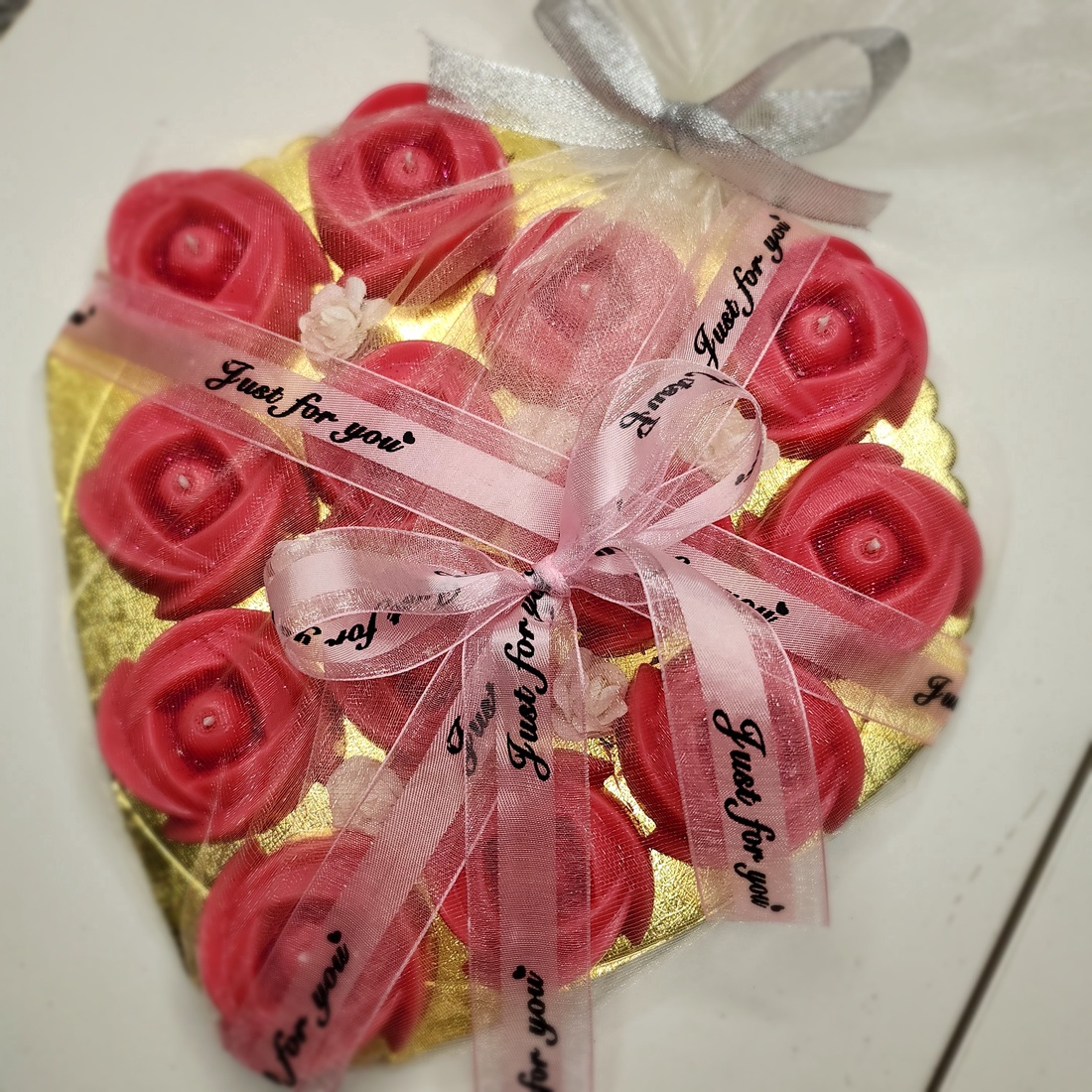 �Inimă de Trandafiri pentru Ziua Îndrăgostiților � - casă & stil de viață - lumânări, parfumuri, arome - ceară parfumată - Artynos.ro