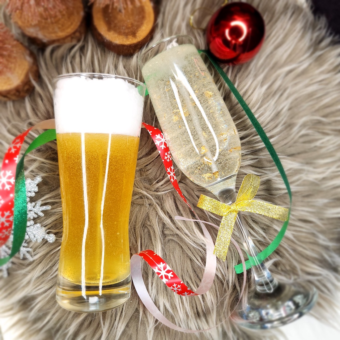 Lumânări Șampanie și Bere - casă & stil de viață - lumânări, parfumuri, arome - felinar cu lumânare - Artynos.ro