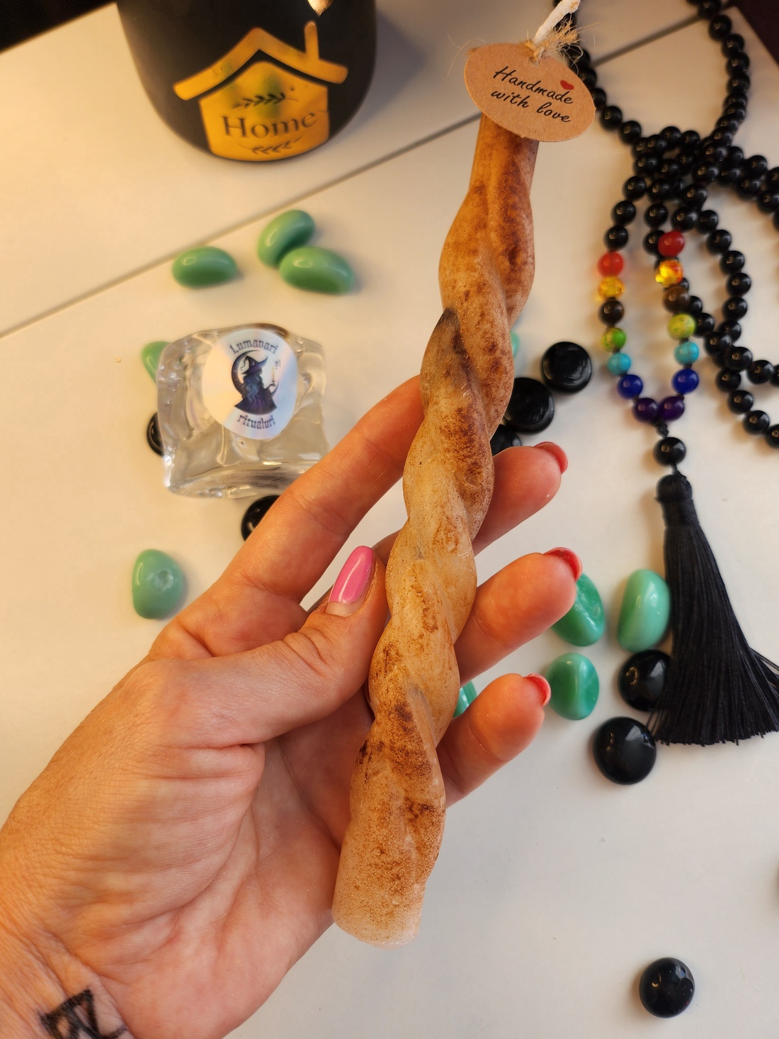 Lumanare Ritual Adundanta ai Bani - casă & stil de viață - lumânări, parfumuri, arome - felinar cu lumânare - Artynos.ro