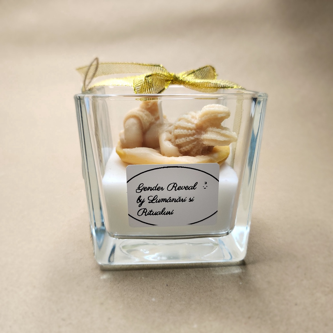 Lumanare Gender Reveal  - casă & stil de viață - lumânări, parfumuri, arome - felinar cu lumânare - Artynos.ro