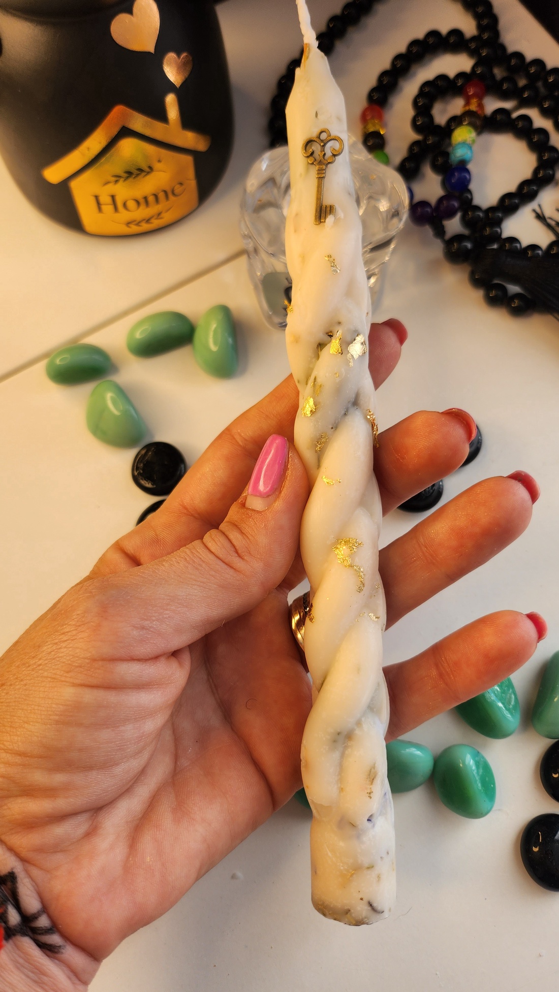 Lumânare Ritual Deschiderea Drumurilor - casă & stil de viață - lumânări, parfumuri, arome - ceară parfumată - Artynos.ro