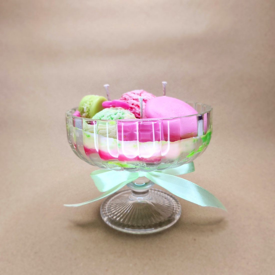 Lumânare Sweet Trio Macarons, Ice Cream and Chocolate - casă & stil de viață - lumânări, parfumuri, arome - felinar cu lumânare - Artynos.ro