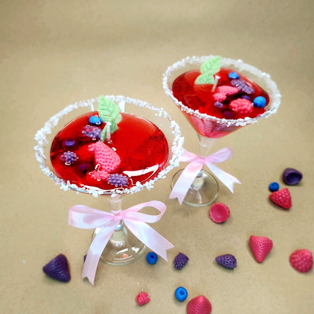 Lumanare Martini cu Fructe de Pădure  - casă & stil de viață - lumânări, parfumuri, arome - ceară parfumată - Artynos.ro