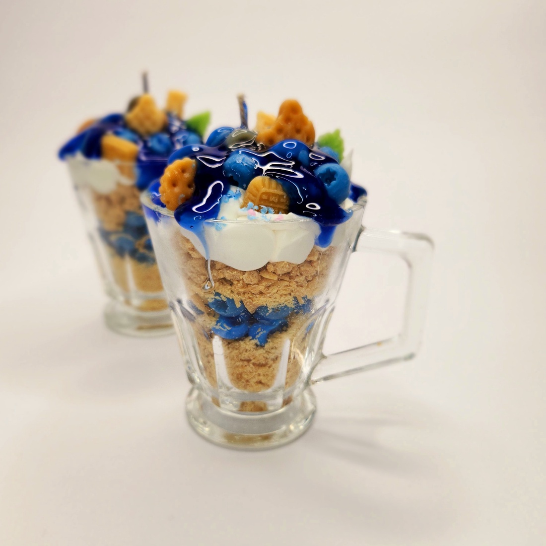 Lumanare Blueberries and Coockie Desert - casă & stil de viață - lumânări, parfumuri, arome - suport de lumânări - Artynos.ro