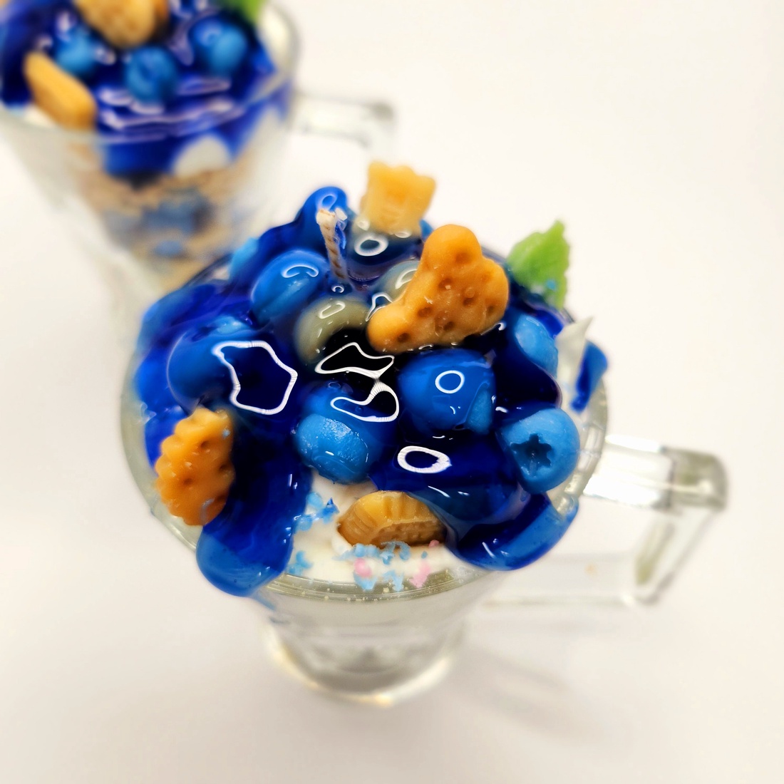 Lumanare Blueberries and Coockie Desert - casă & stil de viață - lumânări, parfumuri, arome - suport de lumânări - Artynos.ro