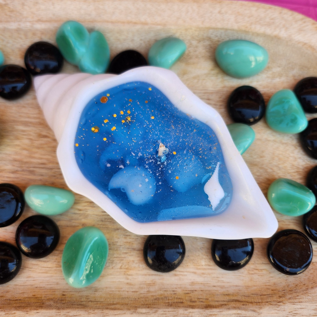 Scoică de Cristal și Esența de Cashmere Wood - casă & stil de viață - lumânări, parfumuri, arome - ceară parfumată - Artynos.ro