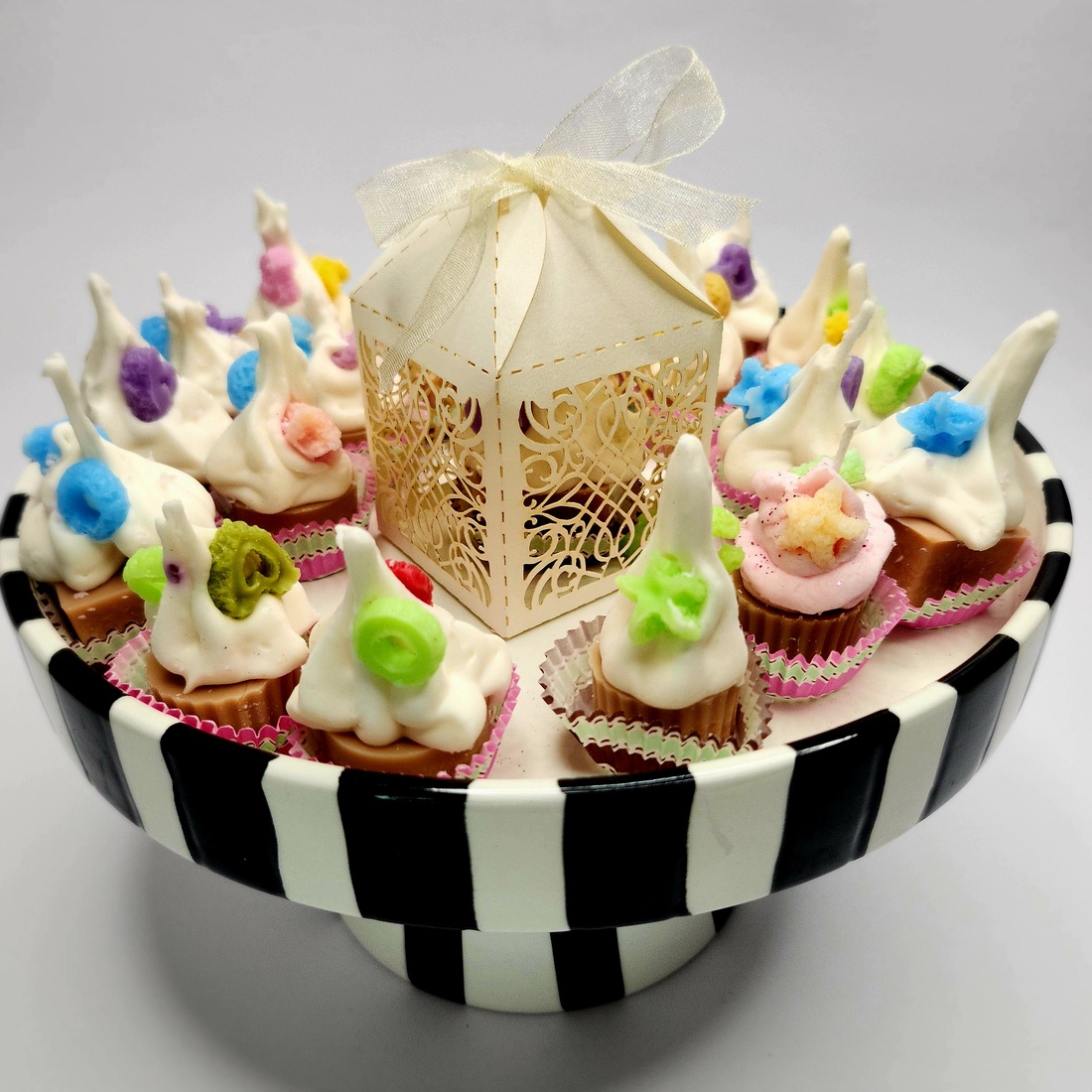 Marturii Nunta/Botez Mini Cupcake  - casă & stil de viață - lumânări, parfumuri, arome - felinar cu lumânare - Artynos.ro