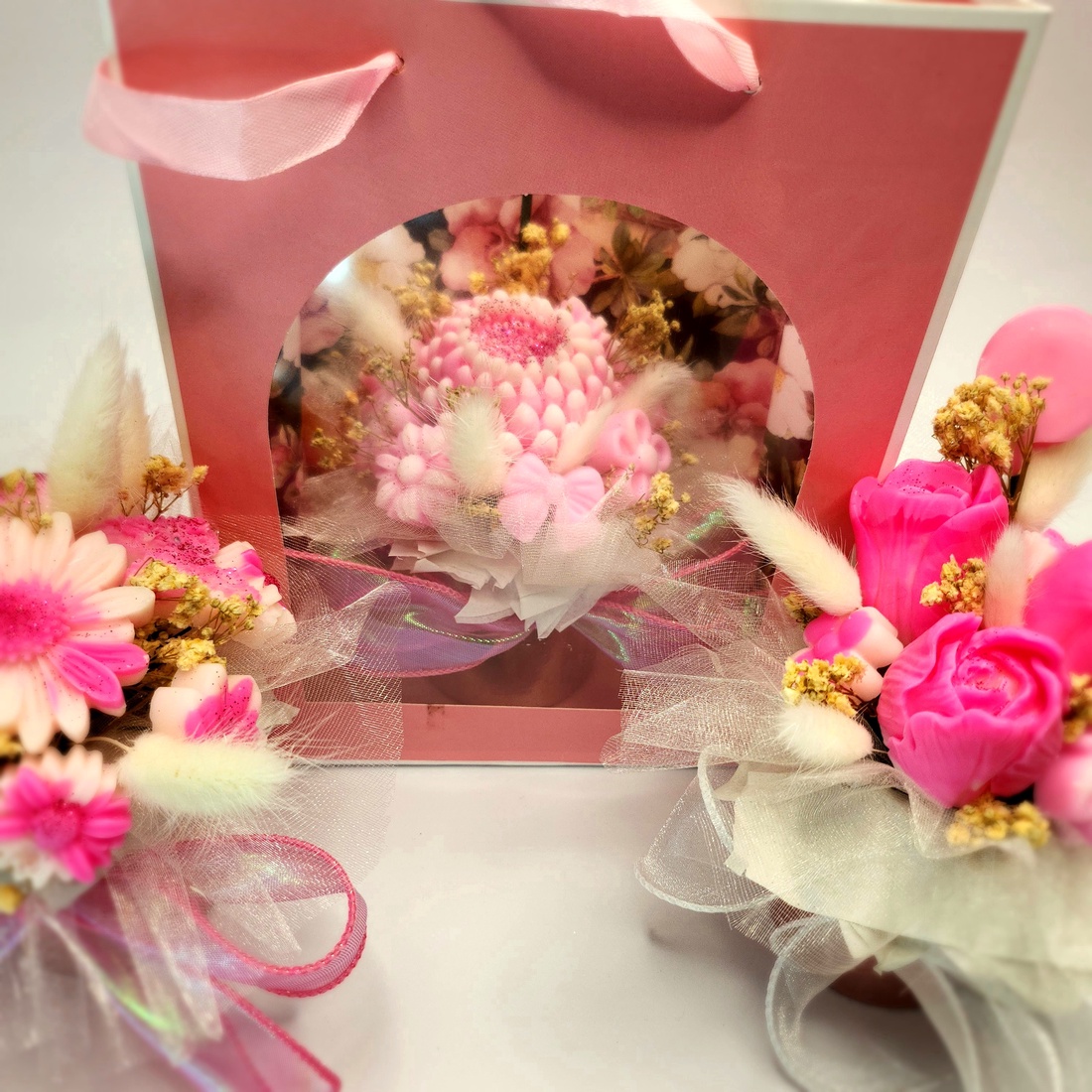 Aranjament Floral din Ceară Naturală  - casă & stil de viață - lumânări, parfumuri, arome - felinar cu lumânare - Artynos.ro