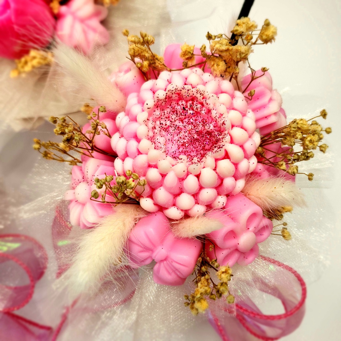 Aranjament Floral din Ceară Naturală  - casă & stil de viață - lumânări, parfumuri, arome - felinar cu lumânare - Artynos.ro