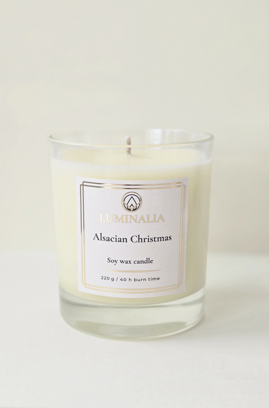 Lumanare 220g Alsacian Christmas  - casă & stil de viață - lumânări, parfumuri, arome - felinar cu lumânare - Artynos.ro