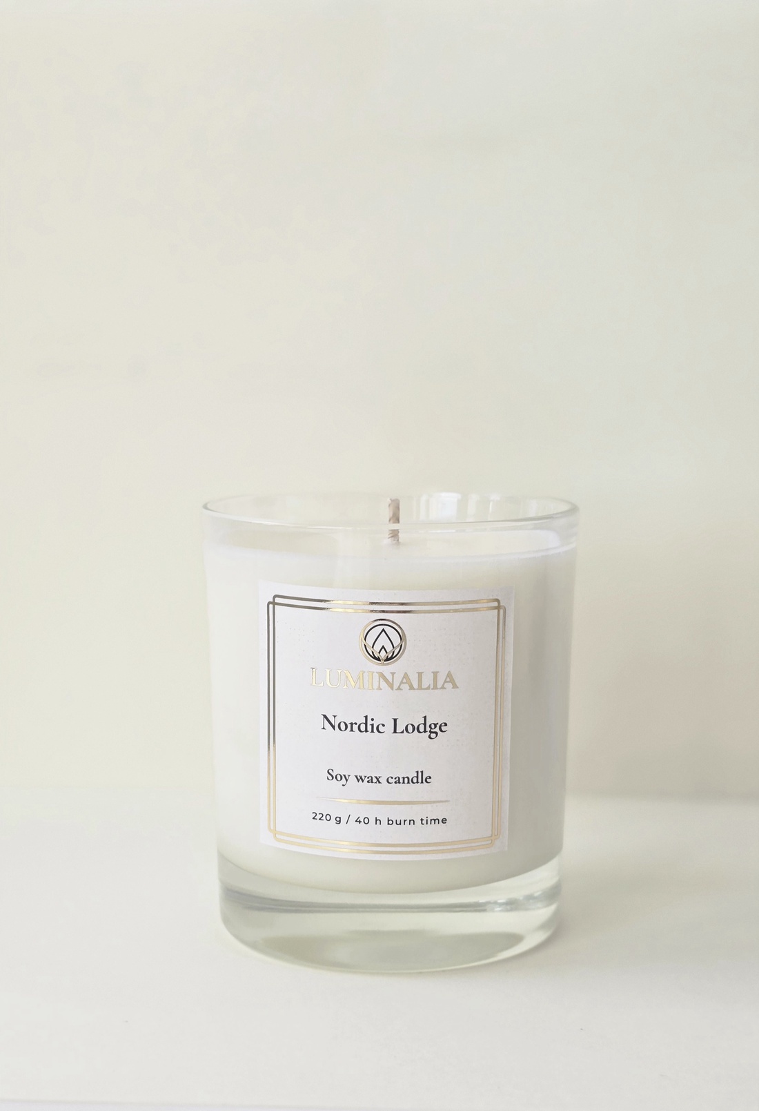 Lumanare 220g Nordic Lodge  - casă & stil de viață - lumânări, parfumuri, arome - felinar cu lumânare - Artynos.ro