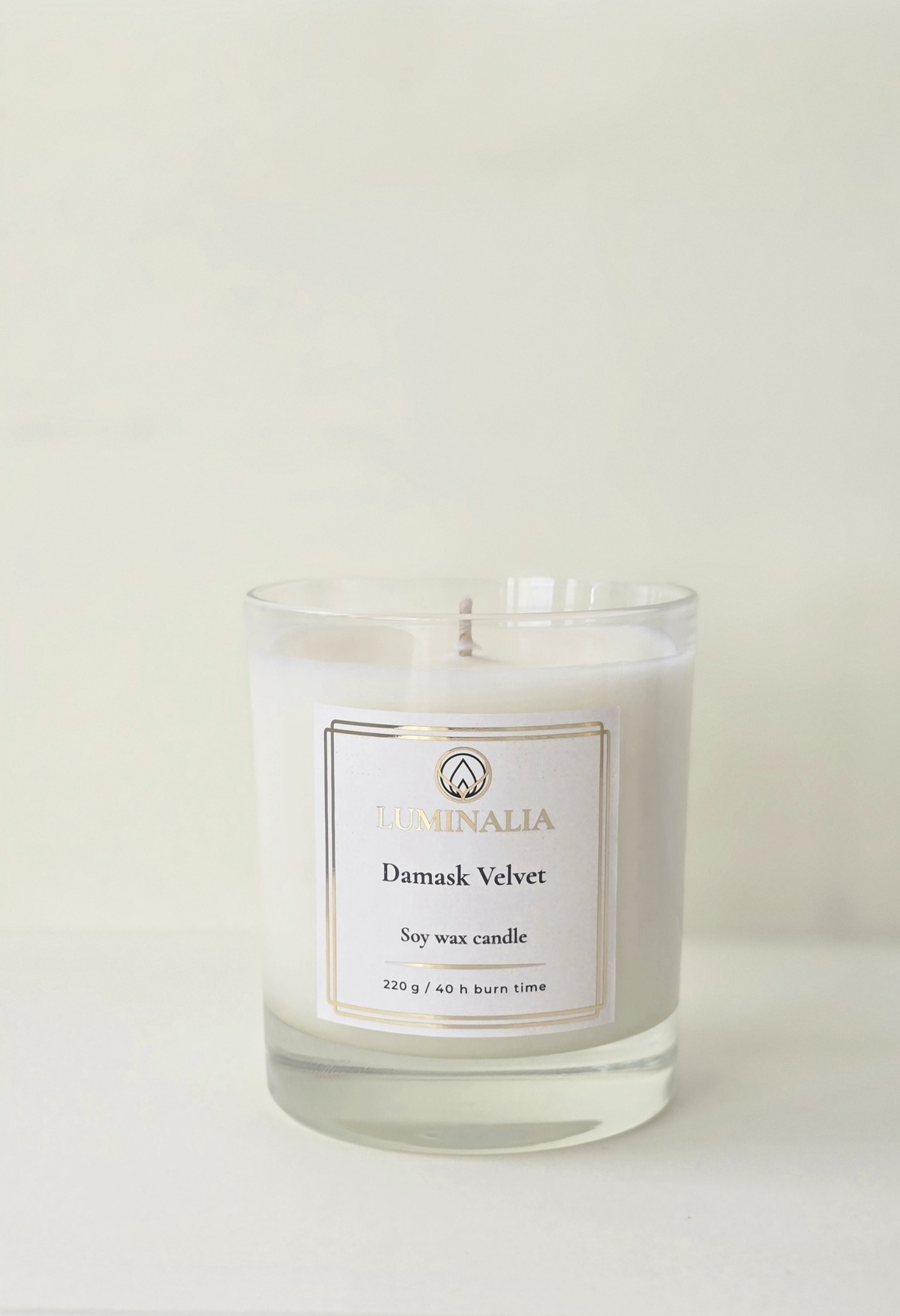 Lumanare 220g Damask Velvet  - casă & stil de viață - lumânări, parfumuri, arome - felinar cu lumânare - Artynos.ro