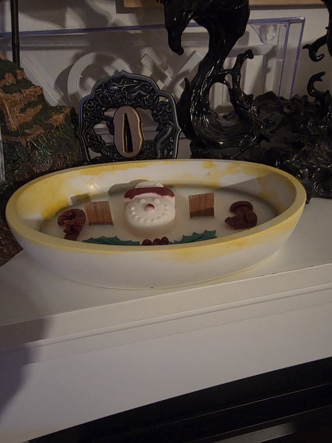 Lumânare parfumată  - crăciun - cadouri de moș crăciun - decor cu moș crăciun - Artynos.ro