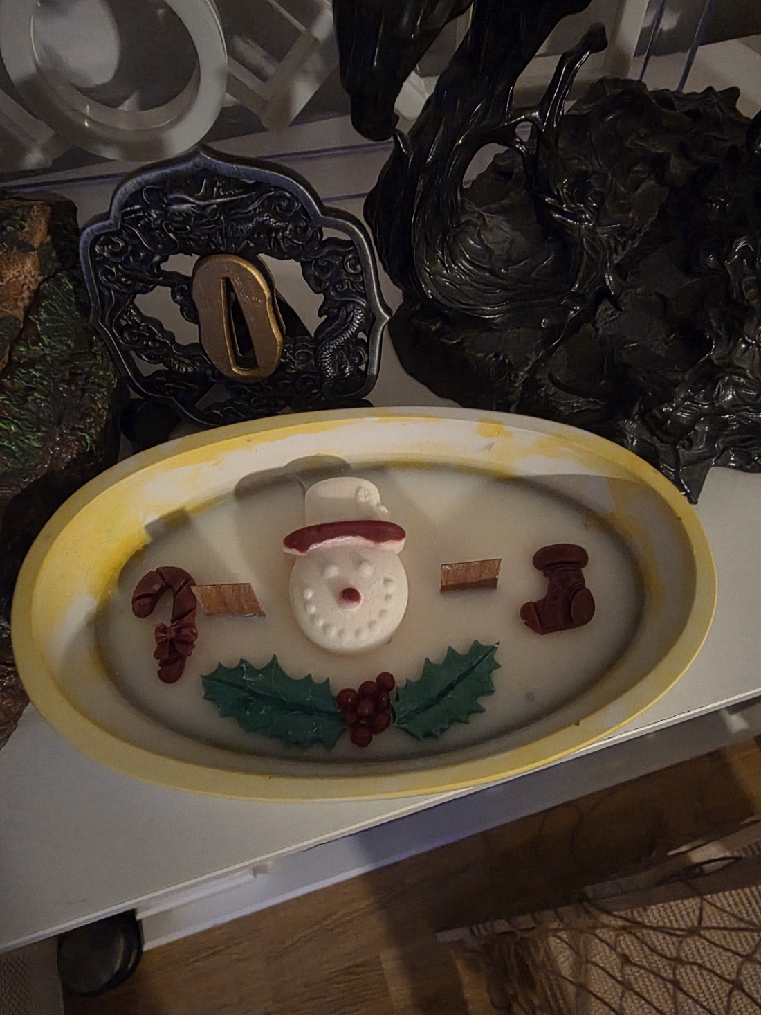 Lumânare parfumată  - crăciun - cadouri de moș crăciun - decor cu moș crăciun - Artynos.ro