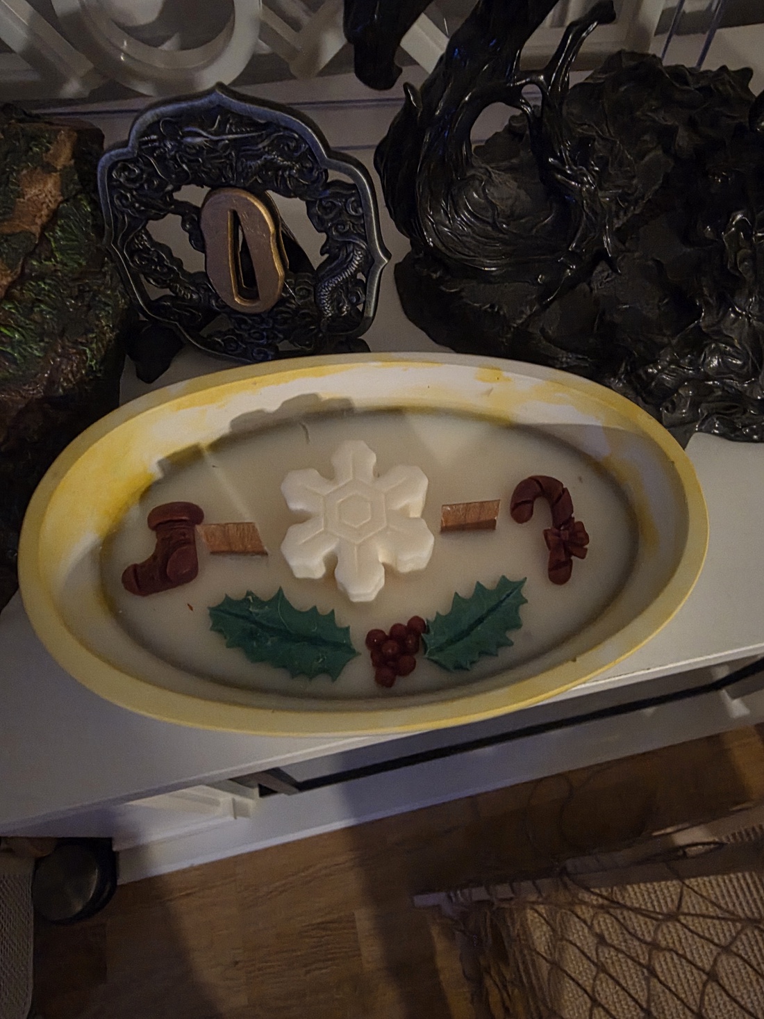 Lumânare parfumată  - crăciun - decorațiuni de crăciun de casă - lumânări parfumate de crăciun - Artynos.ro