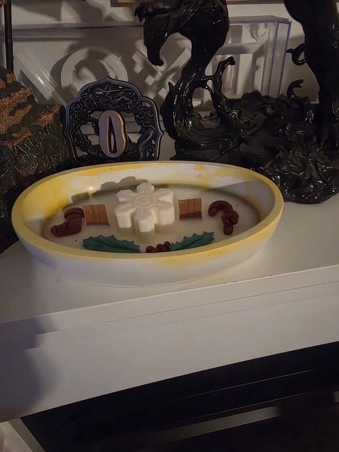 Lumânare parfumată  - crăciun - decorațiuni de crăciun de casă - lumânări parfumate de crăciun - Artynos.ro