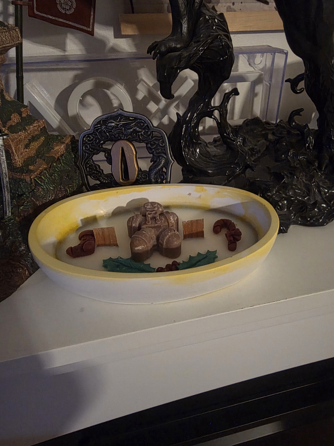 Lumânare parfumată  - crăciun - decorațiuni de crăciun de casă - lumânări parfumate de crăciun - Artynos.ro