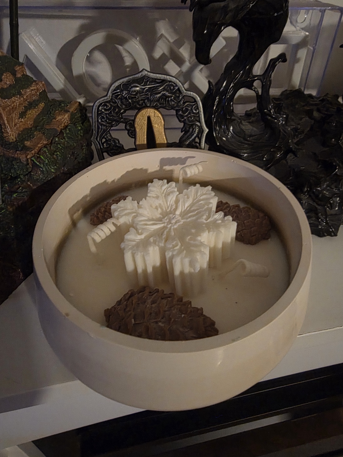 Lumânare parfumată  - crăciun - decorațiuni de crăciun de casă - lumânări parfumate de crăciun - Artynos.ro