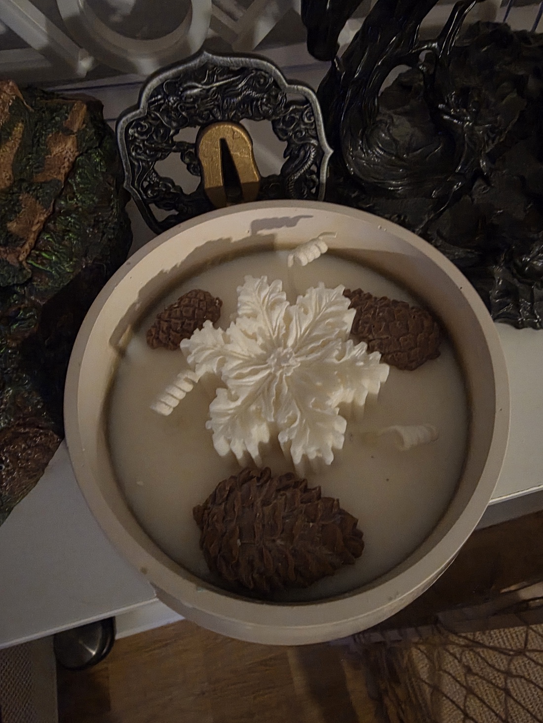 Lumânare parfumată  - crăciun - decorațiuni de crăciun de casă - lumânări parfumate de crăciun - Artynos.ro