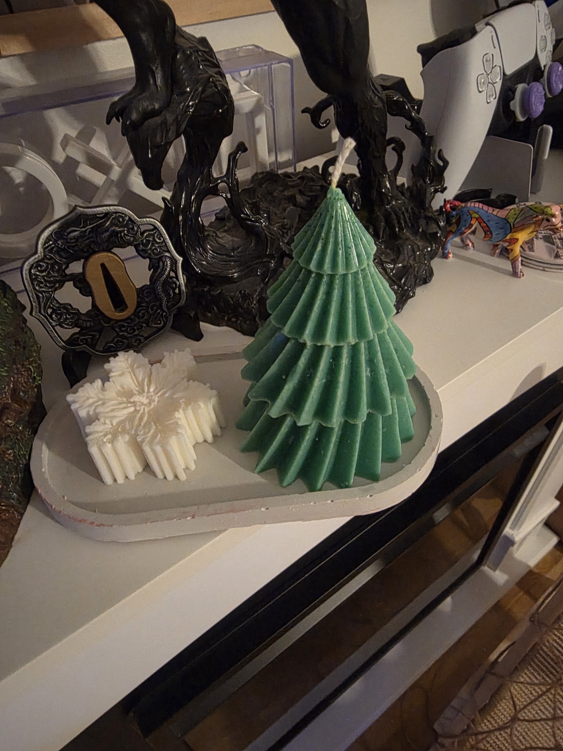 Lumânare parfumată  - crăciun - decorațiuni de crăciun de casă - lumânări parfumate de crăciun - Artynos.ro