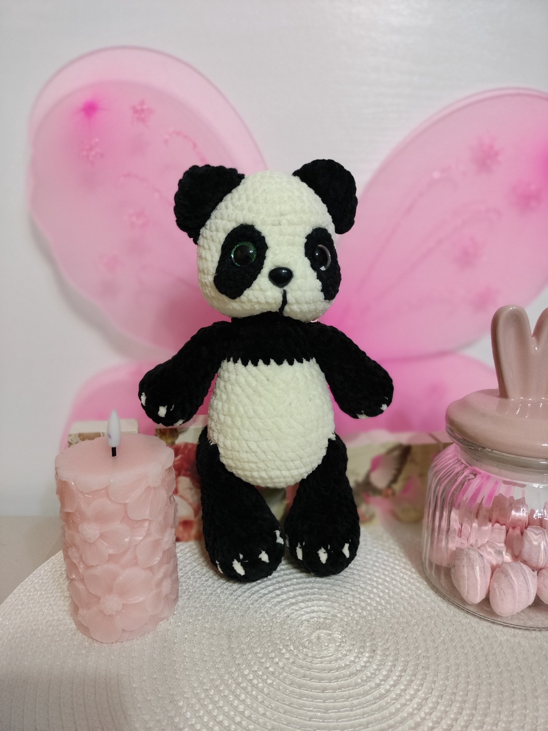 Ursuleț panda de catifea - jucării și echipamente pentru copii - plușuri - ursuleț de pluș - Artynos.ro Ursuleț panda de catifea - jucării și echipamente pentru copii - plușuri - ursuleț de pluș - Artynos.ro