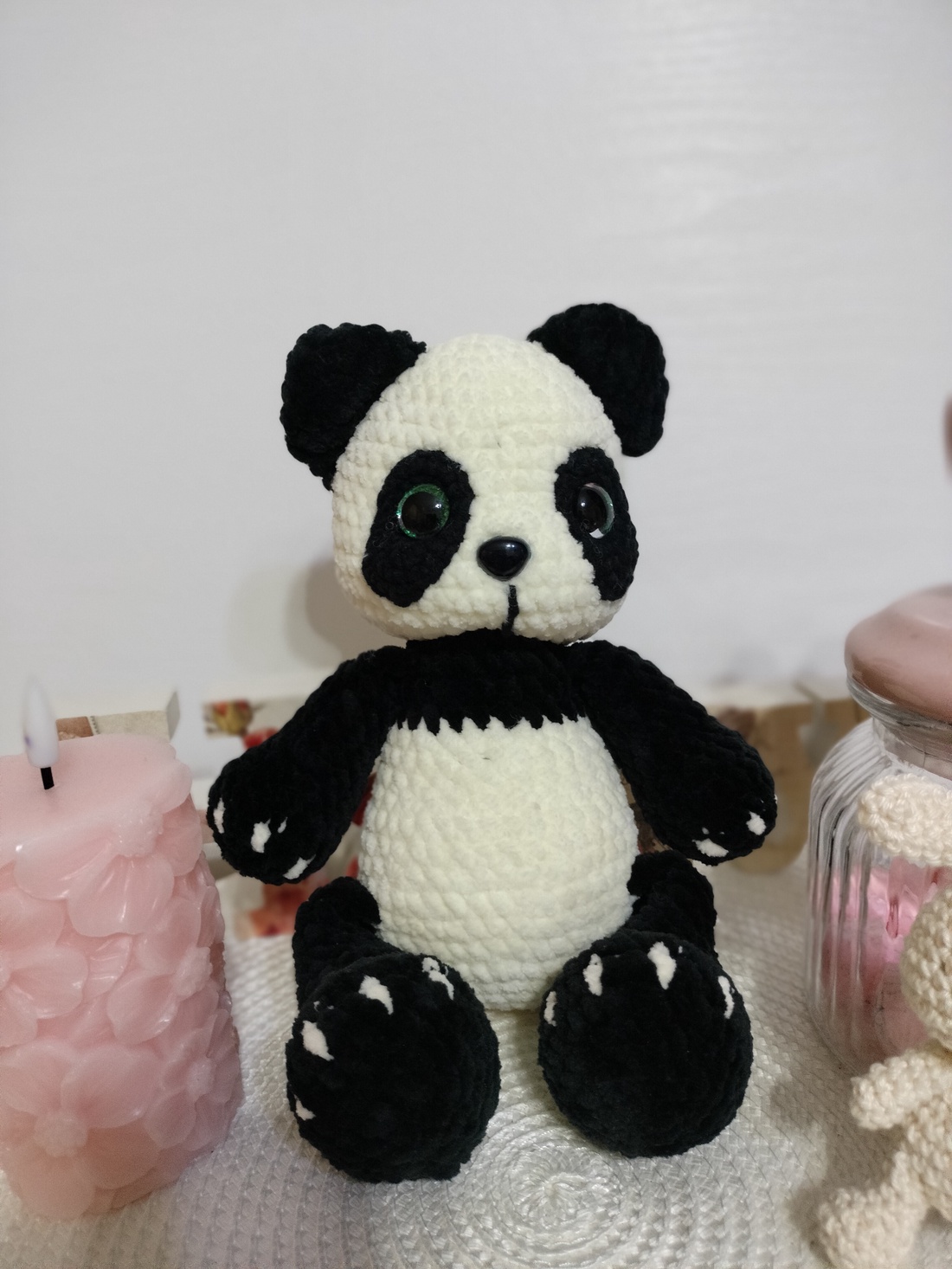 Ursuleț panda de catifea - jucării și echipamente pentru copii - plușuri - ursuleț de pluș - Artynos.ro Ursuleț panda de catifea - jucării și echipamente pentru copii - plușuri - ursuleț de pluș - Artynos.ro
