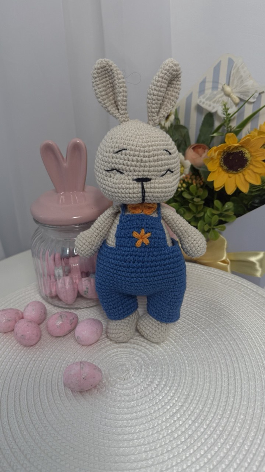 Iepuraș croșetat handmade � Lunahandmade - jucării și echipamente pentru copii - plușuri - iepure de pluș - Artynos.ro