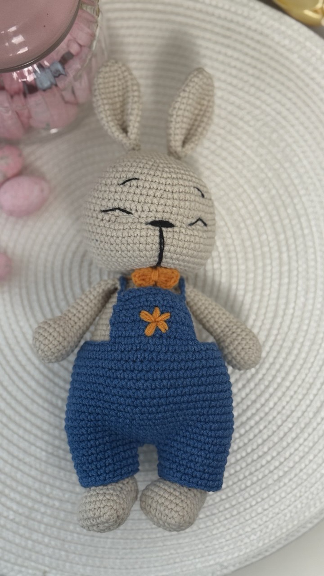Iepuraș croșetat handmade � Lunahandmade - jucării și echipamente pentru copii - plușuri - iepure de pluș - Artynos.ro