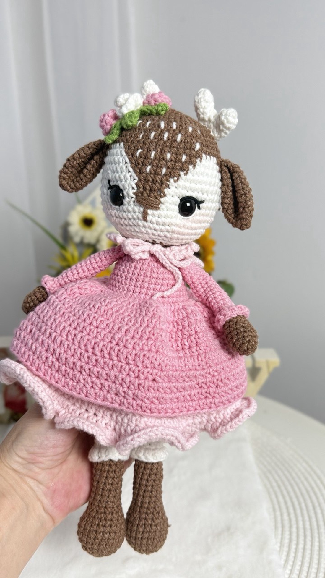 Păpușă croșetată handmade � Lunahandmade - jucării și echipamente pentru copii - plușuri - păpușă croșetată, păpușă de pluș - Artynos.ro