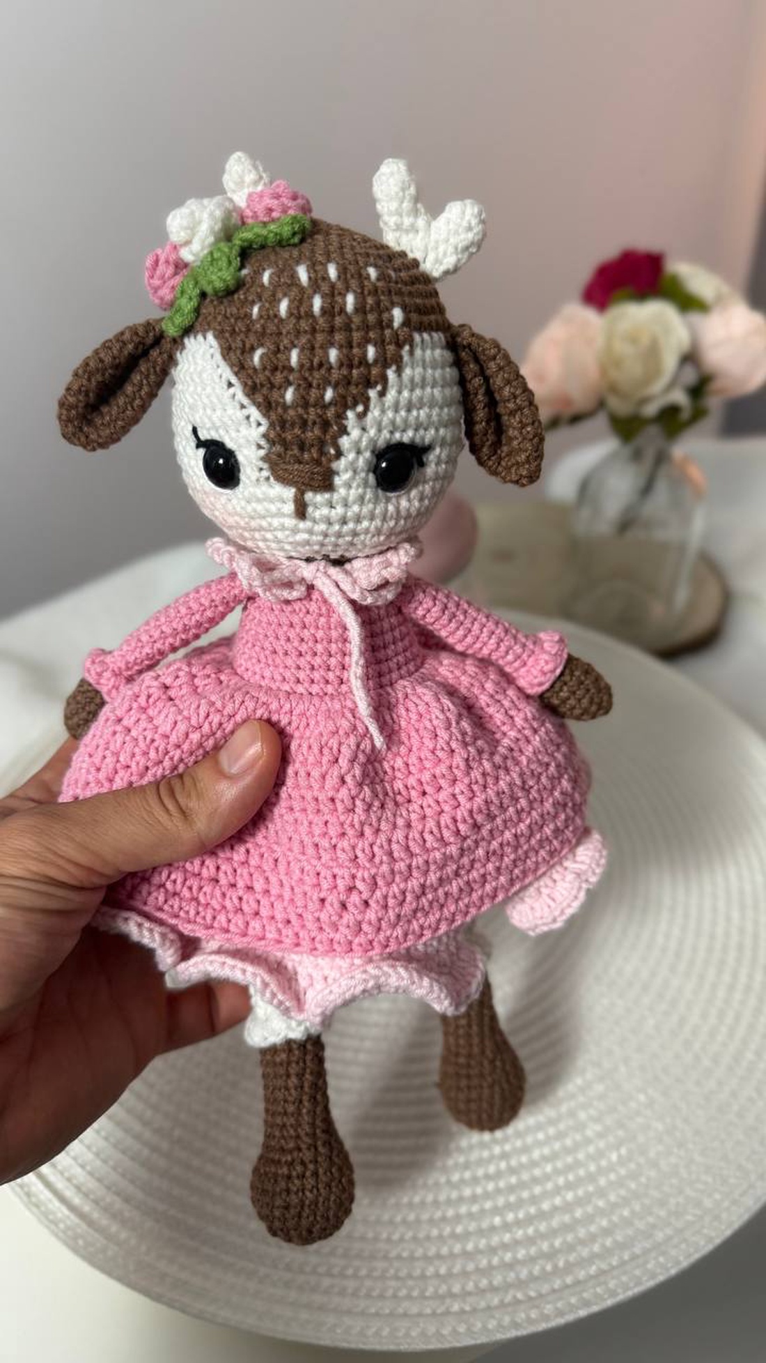 Păpușă croșetată handmade � Lunahandmade - jucării și echipamente pentru copii - plușuri - păpușă croșetată, păpușă de pluș - Artynos.ro