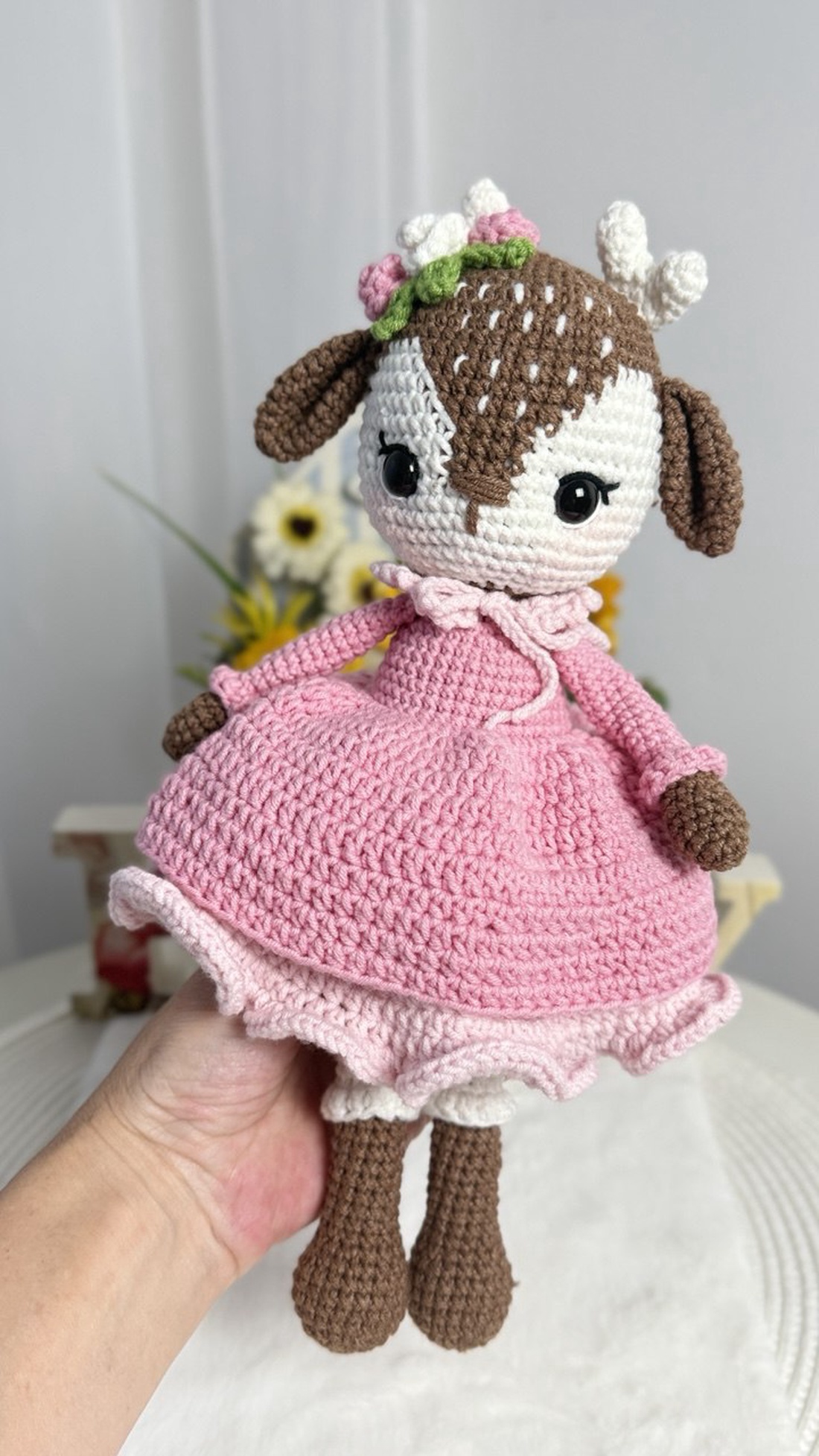 Păpușă croșetată handmade � Lunahandmade - jucării și echipamente pentru copii - plușuri - păpușă croșetată, păpușă de pluș - Artynos.ro
