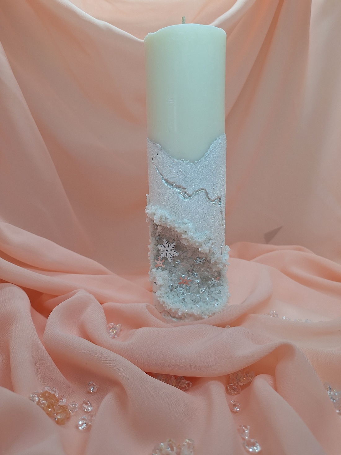 Lumânare Snow White - casă & stil de viață - lumânări, parfumuri, arome - lumânare - lumânări artizanale - Artynos.ro