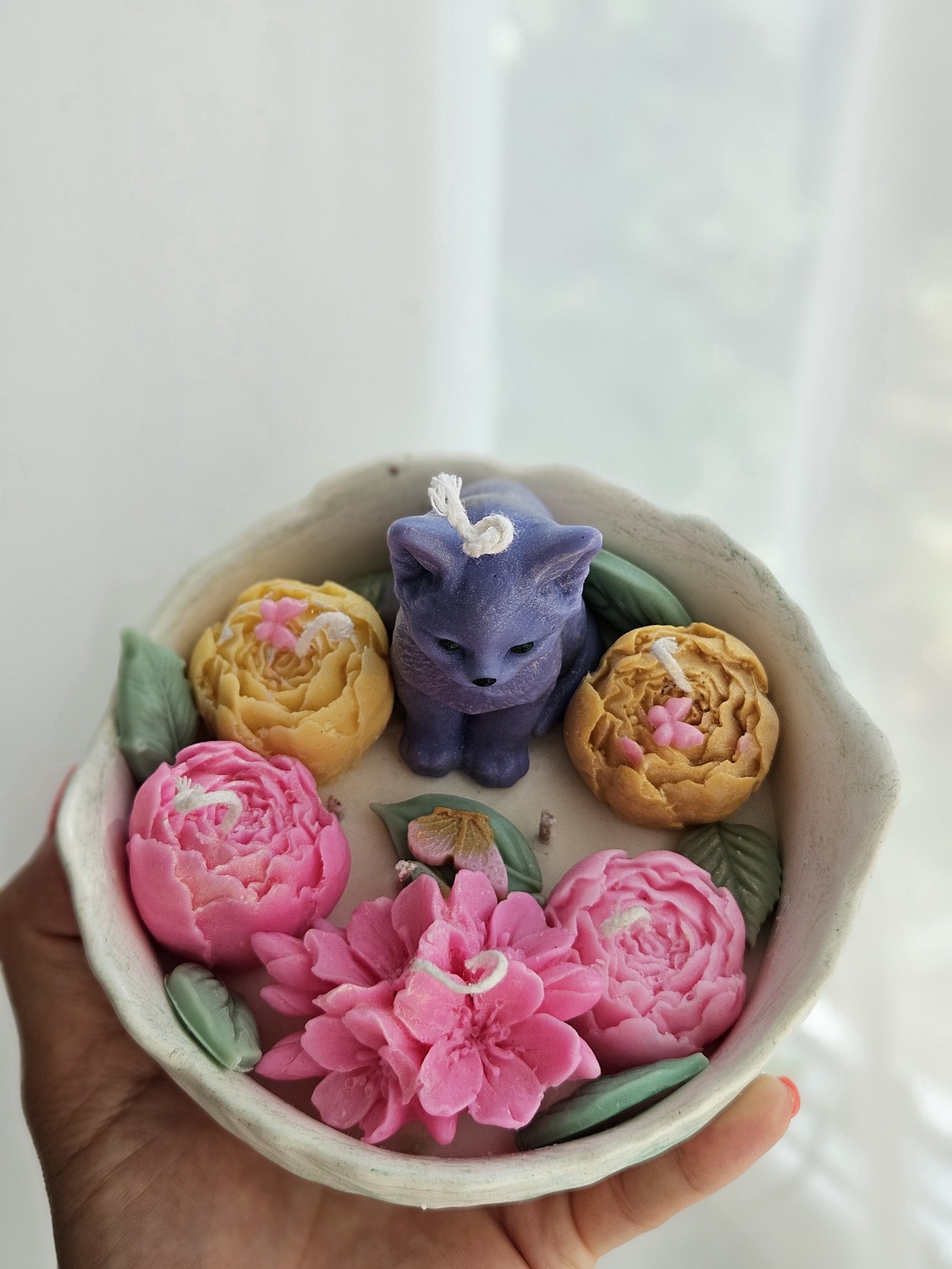 Lumânare Purple cat - casă & stil de viață - lumânări, parfumuri, arome - lumânări artizanale - Artynos.ro