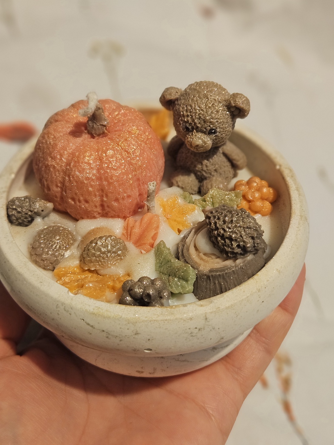 Lumânare Pretty little bear - casă & stil de viață - lumânări, parfumuri, arome - lumânări artizanale - Artynos.ro