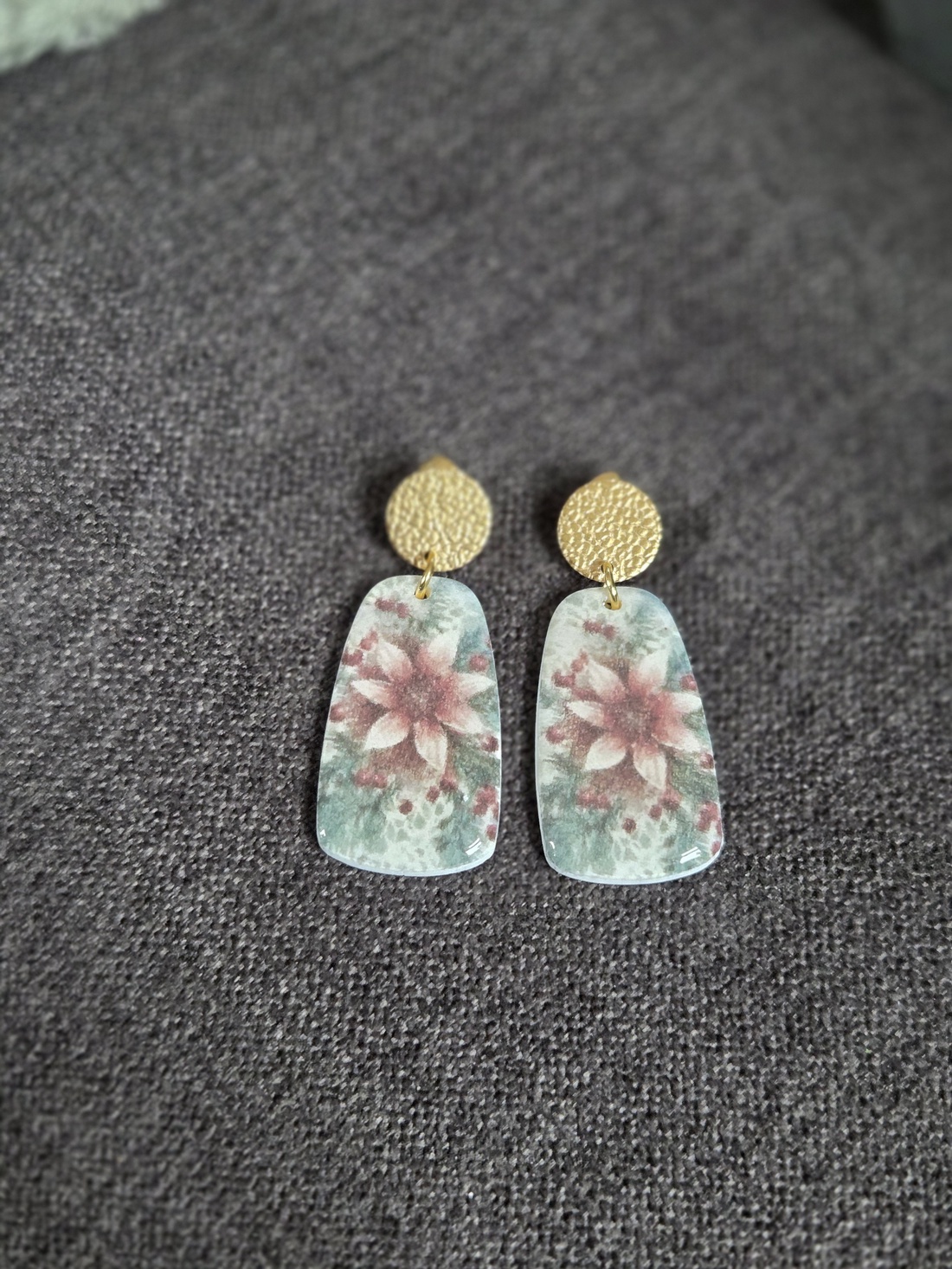 Cercei Blooms of winter - bijuterii - cercei - cercei lungi - Artynos.ro