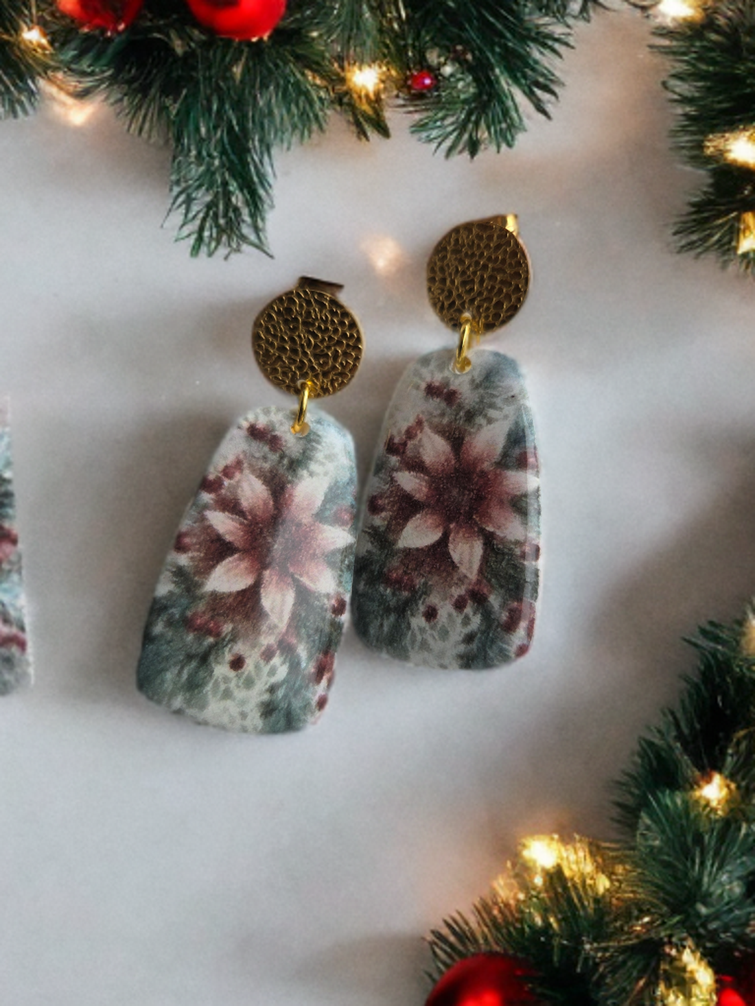 Cercei Blooms of winter - bijuterii - cercei - cercei lungi - Artynos.ro