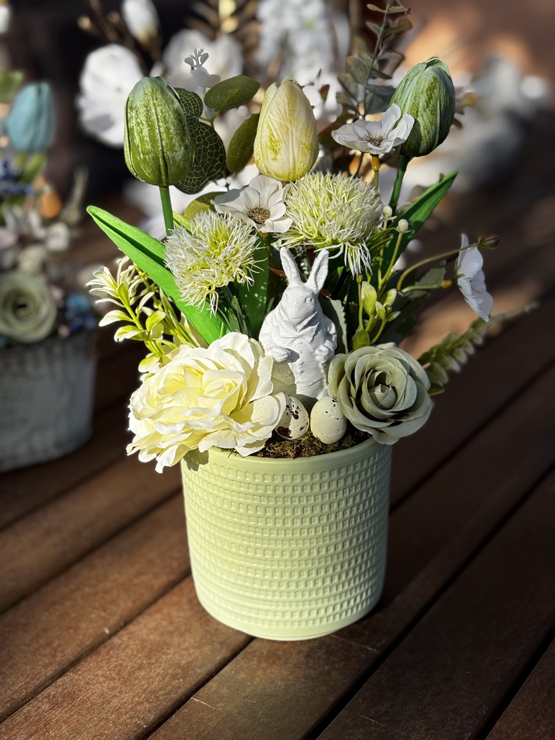 Decorațiuni de masă pentru Paște  - decor de sărbători - decorațiuni de paște - decor masă de paște - Artynos.ro