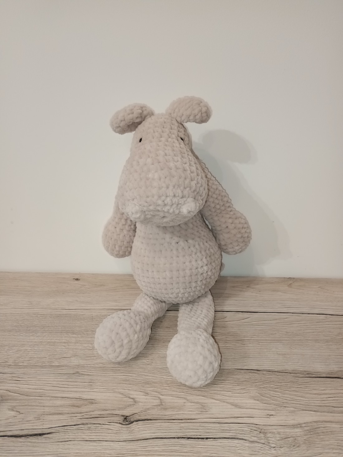 Hippo, amigurumi plush hippo -  - Artynos.ro
