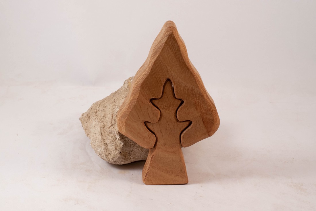  Copac din lemn, constructor din lemn, puzzle - jucării și echipamente pentru copii - puzzle, jocuri puzzle - puzzle din lemn - Artynos.ro