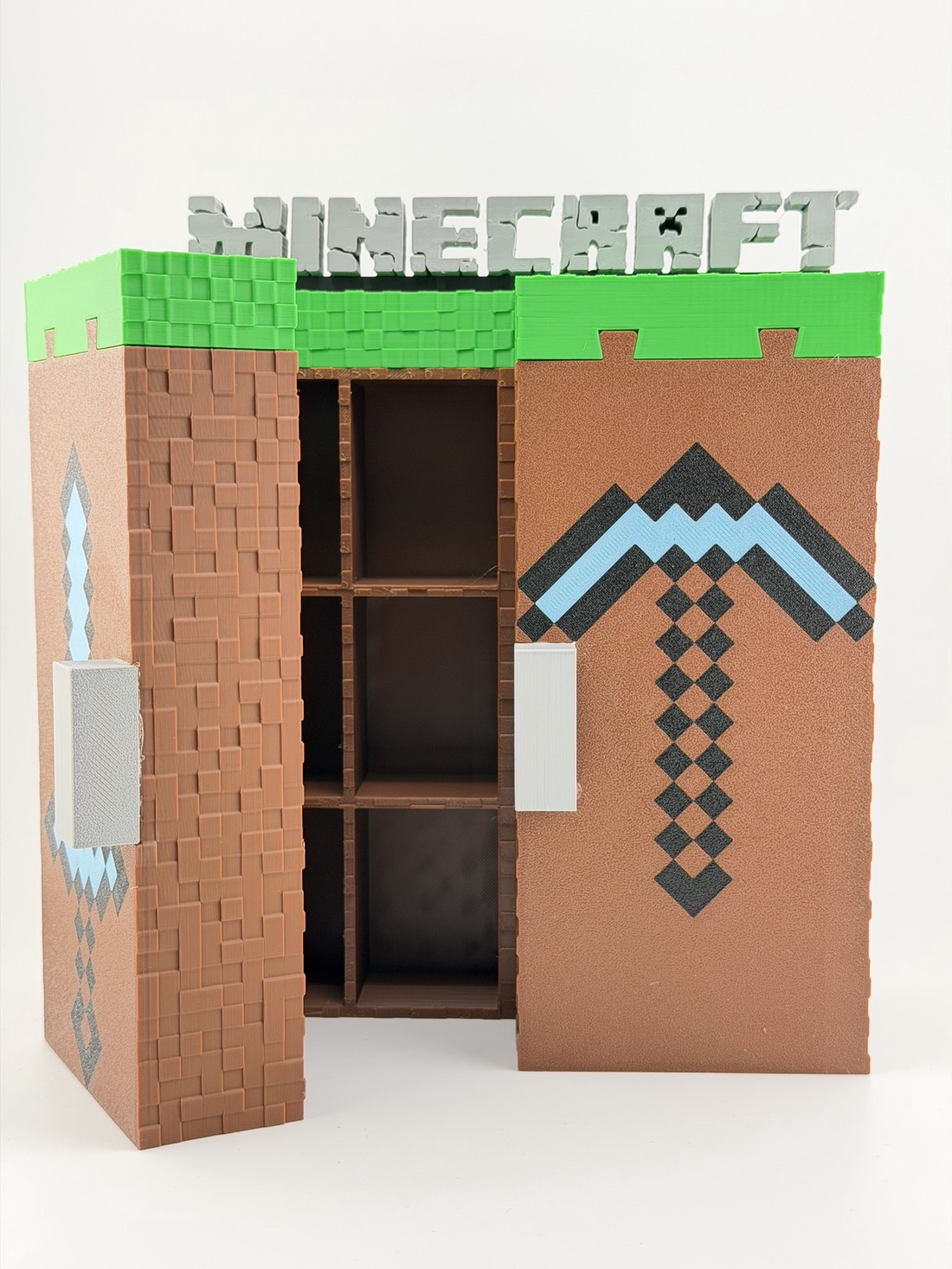  Suport pentru figurină Minecraft Kinderjoy, versiune deschisă - casă & stil de viață - decorațiuni de casă - decorațiuni de masă și rafturi - boluri decorative - Artynos.ro