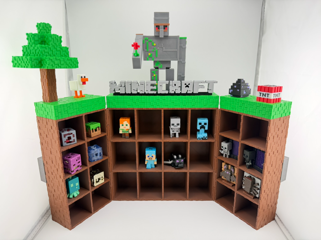  Suport pentru figurină Minecraft Kinderjoy, versiune deschisă - casă & stil de viață - decorațiuni de casă - decorațiuni de masă și rafturi - boluri decorative - Artynos.ro