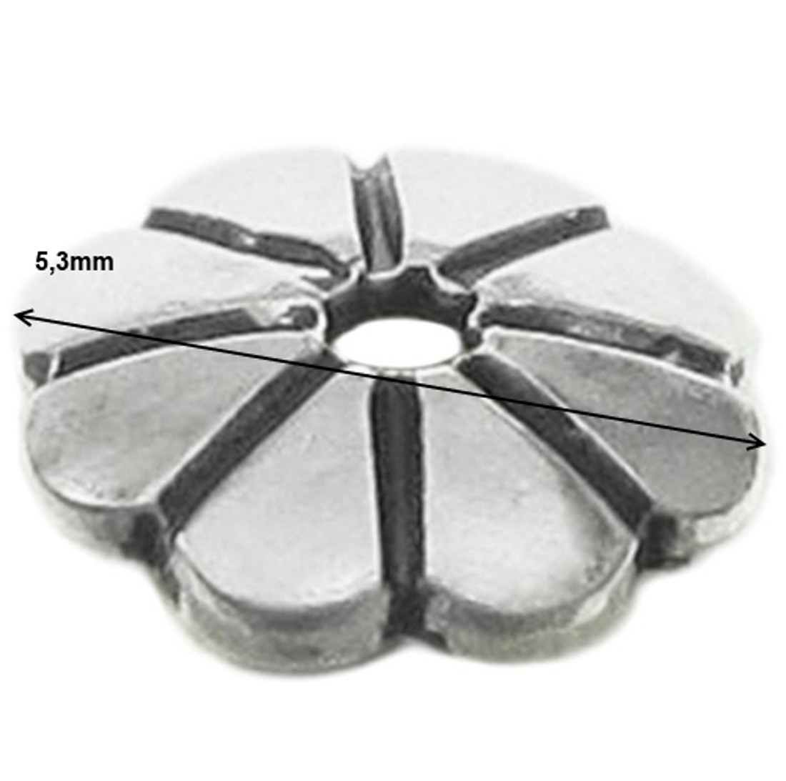 925 argint sterling accesorii pentru bijuterii: capac perlă EGYK 26 2pcs/pack - - Artynos.ro 925 argint sterling accesorii pentru bijuterii: capac perlă EGYK 26 2pcs/pack - - Artynos.ro